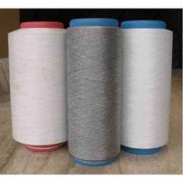 Semi-Dull White and gray 100/1 Polyester Yarn, For Knitting and