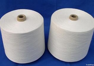 Raw White, Bleached , For knitting, weaving, 32s-100s, 100% Cotton