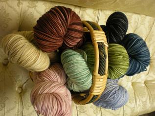 Dyed, for knitting, Nylon