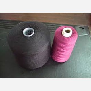 Dyed, For weaving, 100% Polyester Ring Spun