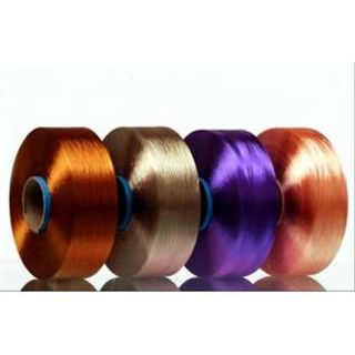 Dyed, for denim weaving, 100% Polyester