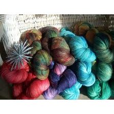 Greige & Dyed, For fabric weaving for ladies garment, 20/22D, 65% Silk / 35% Cotton