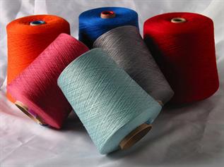 Dyed, For Weaving, 30/1 Ne, 100% Polyester Regenerated