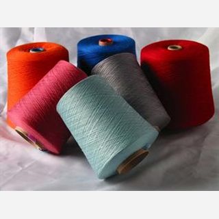 Dyed, For Weaving, 30/1 Ne, 100% Polyester Regenerated