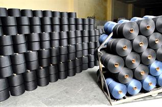 Melange polyester Yarn