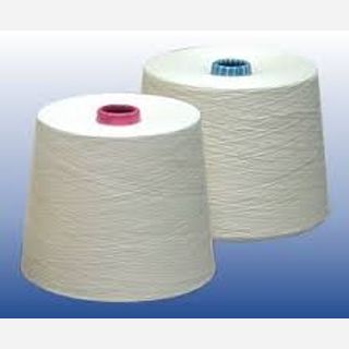 Greige, for knitting, 100% polyester ring spun yarn