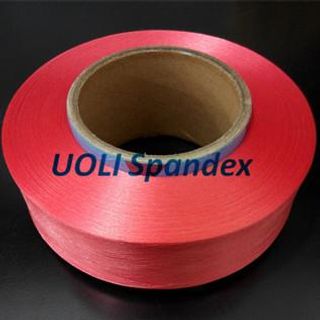 100% colored spandex yarn for high grade fabrics where no fabric dyeing is required