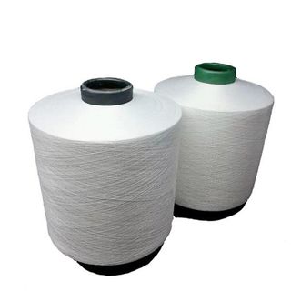 Raw White 100% Polyester Draw Textured Yarn