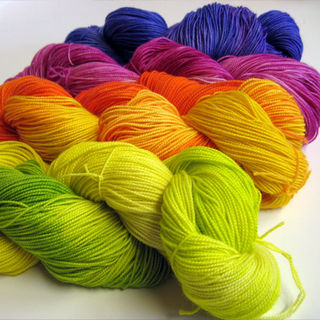 Dyed 50% Cotton / 50% Polyester Yarn.