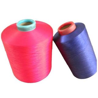 Dyed 100% Polyester Drawn Textured Yarn