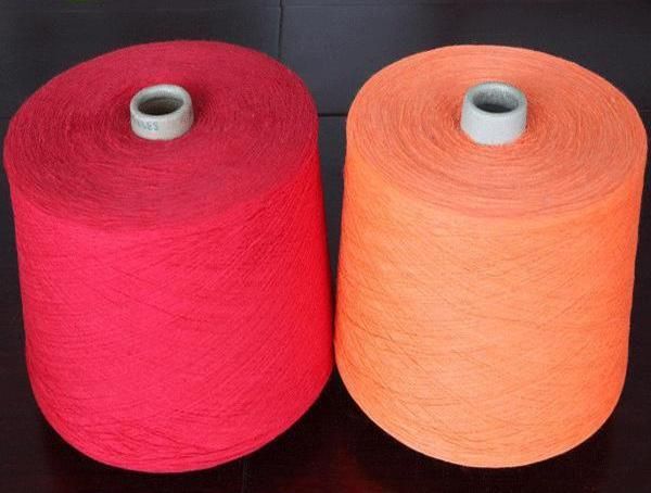 Dyed 100% Cotton Yarn.