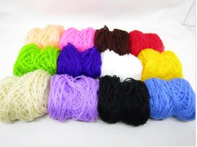 Unscoured Wool Hand Spun Yarn