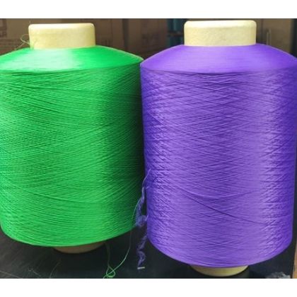 Bright Polyester Dyed Yarn