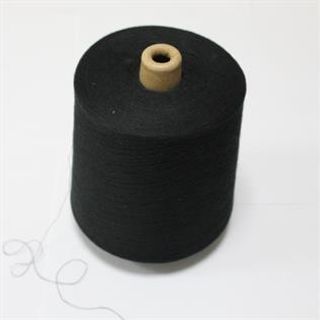 Black Polyester Spun Yarn 