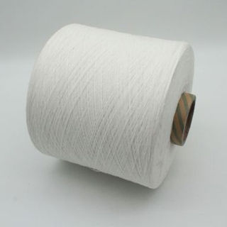Recycled Cotton Dyed White Yarn