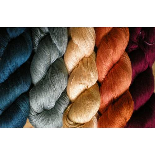 Dyed Silk Yarn