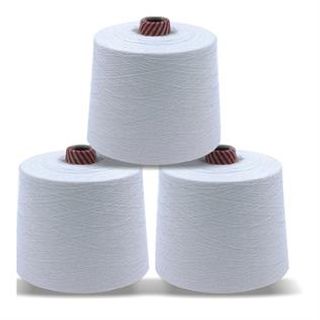 Raw White Cotton Yarn