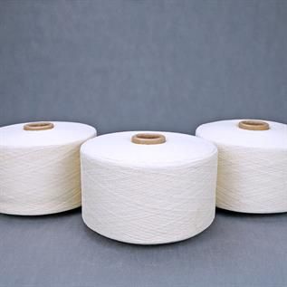 Raw White Cotton Yarn