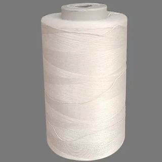 Off White Spun Polyester Yarn