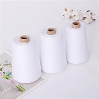 Synthetic White Polyester Yarn