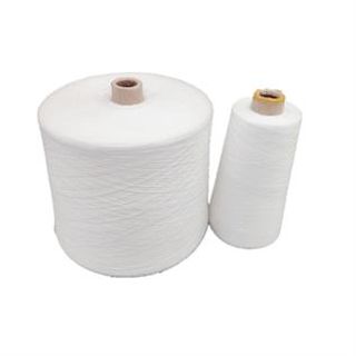 Raw White Polyester Spun Yarn