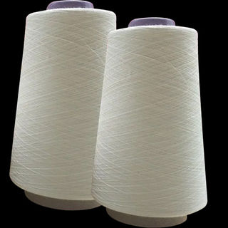 Raw White Cotton Compact Yarn