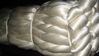 Natural Dupion Silk Yarn