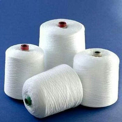 Greige Polyester Cotton Blend Yarn