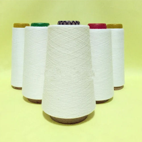 Raw White CVC Yarn