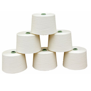 Raw White Cotton Yarn