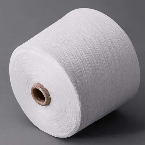 Raw White Drawn Textured Yarn