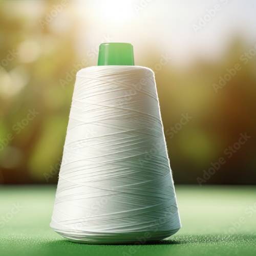 Raw White Polyester Yarn