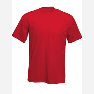 mens red plain t-shirts