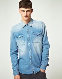 mens denim shirt