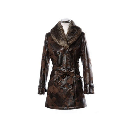 leather trench coat for women