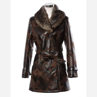 leather trench coat for women