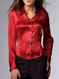ladies satin shirts