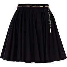 Ladies designer plain skirts