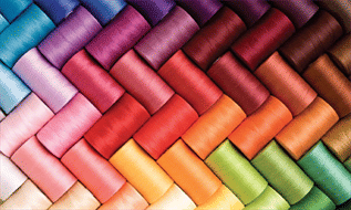 for garments, 40/3, 100% Spun Polyester