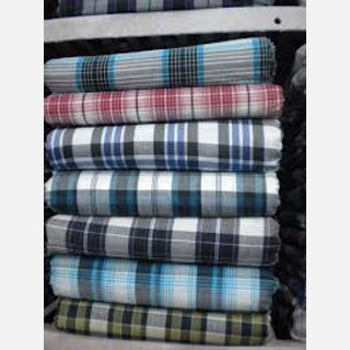 150-160 gsm, 60% Polyester / 40% Cotton, Dyed, Checks