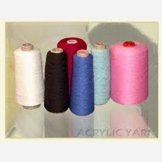 dyed acrylic yarn