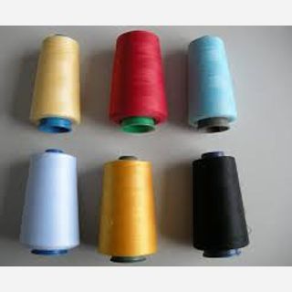 Dyed, For fabric making , Ne 24/1 and 30/1 , 100% Spun Polyester