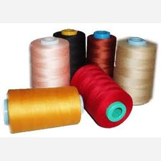 dyed spun polyester yarn