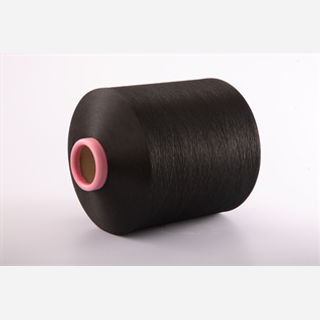 Dyed(Black)/Greige, Weaving, knitting & Hosiery, 300 denier 96 filament, 150 denier 48 filament, 100% Polyester