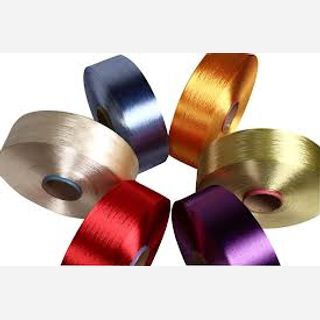 Dyed, For manufacture of shoe laces, 50D/48F/1, 75D/34F/1, 30D/48F,  100% Polyester