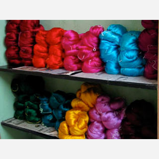 Greige & Dyed, For fabric weaving for ladies garment, 20/22D, 65% Silk / 35% Nylon