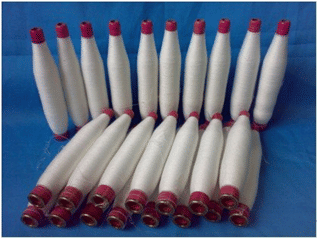 Greige, for fabric weaving, 48/1, 2/40, 2/60, Polyester/Viscose (65/35%)