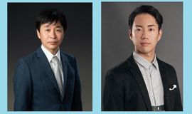 Takahiro Hiraki (left) and Ryosuke Nakayama. Pic: Mimaki Europe