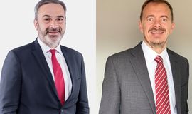 Thomas Nasiou (L) and Davide Maccabruni. Pic: Uster Technologies