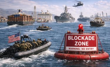 US to blockade ships entering or exiting Iranian ports